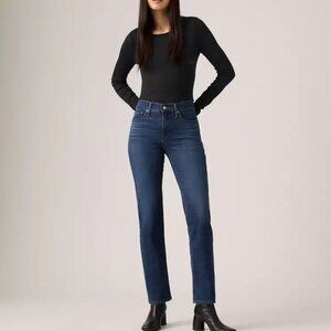 Levi’s 314 Shaping Straight Leg Jeans Mid Rise Stretch 31x34